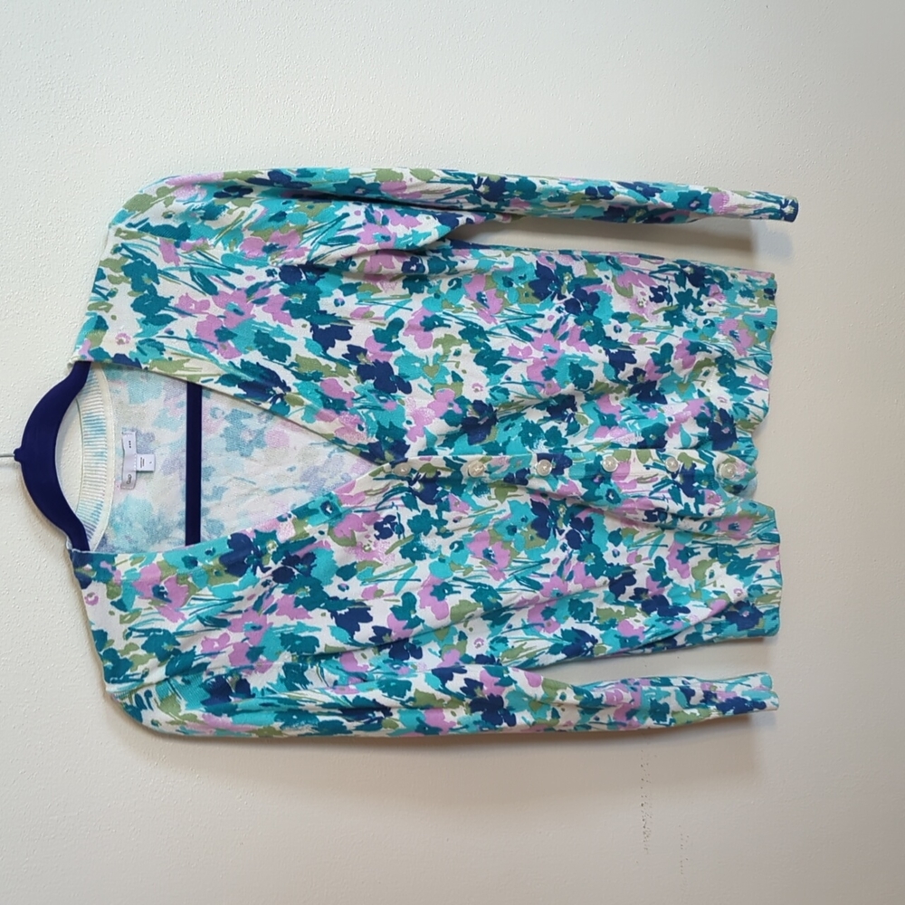 Gap floral cardigan Sz L